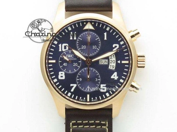 MIROTIME 0321 EasyCare Pilot Chrono IW388001 Real Ceramic ZF 1:1 Best Edition On Black Nylon Strap A 7279